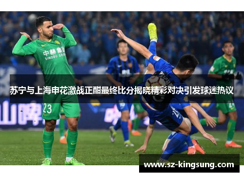 苏宁与上海申花激战正酣最终比分揭晓精彩对决引发球迷热议